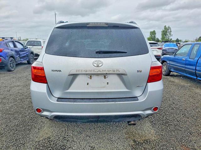 2008 Toyota Highlander VIN JTEES41A782013841 COPART salvage auction — FRONT END, Or - Certificate Of Title, sold $3,700 on 2026-07-07 (photo 6)