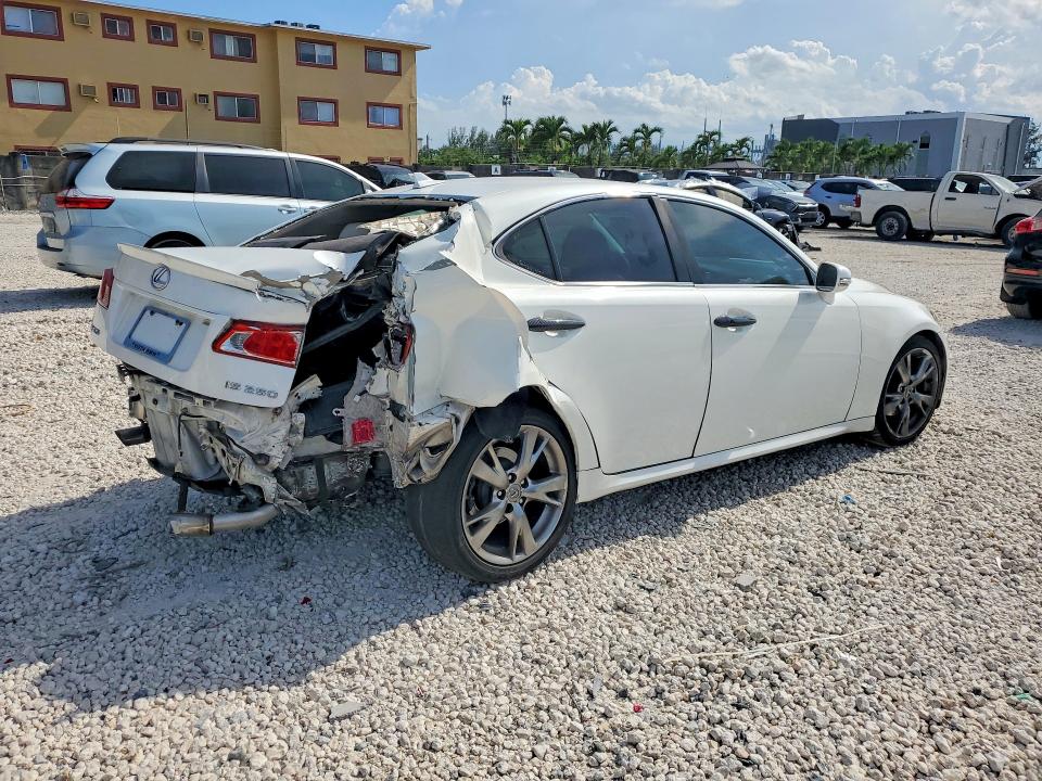 2009 Lexus Is 250 VIN JTHBK262395087978 COPART salvage auction — REAR END, FL - CERT OF TITLE SLVG REBUILDABLE, sold $400 on 2026-07-24 (photo 3)