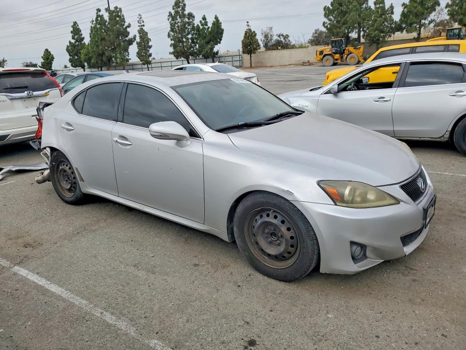 2011 Lexus Is VIN JTHBF5C29B5156155 COPART salvage auction — REAR END, Ca - App For Dup Clean Or Ac, sold $475 on 2026-07-16 (photo 4)