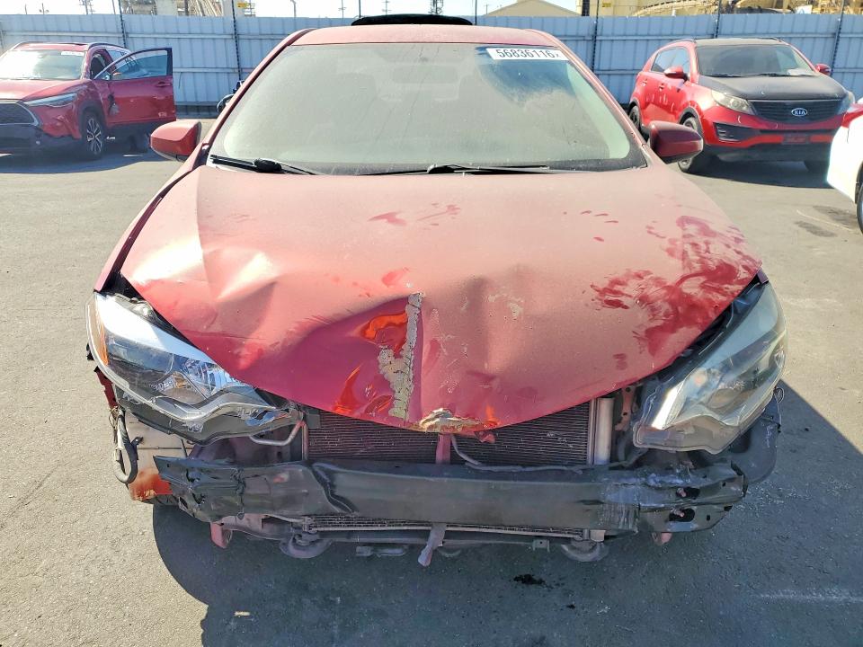 2015 Toyota Corolla VIN 5YFBURHE1FP281113 COPART salvage auction — FRONT END, Ca - Salvage Certificate, sold $2,350 on 2026-07-08 (photo 5)