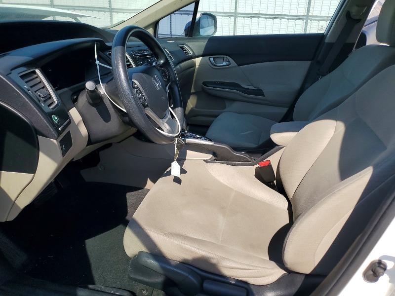 2013 Honda Civic VIN 19XFB2F51DE257118 COPART salvage auction — FRONT END, Ut - Salvage Certificate, sold $150 on 2026-07-24 (photo 7)