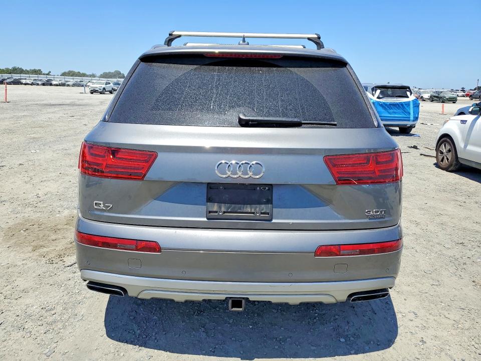 2017 Audi Q7 VIN WA1LAAF71HD047671 COPART salvage auction — FRONT END, Ca - Salvage Certificate, sold $4,700 on 2026-07-02 (photo 6)