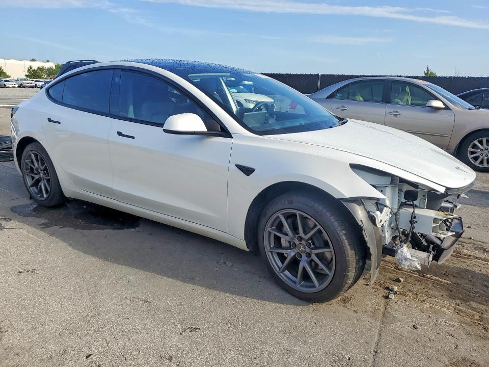 2023 Tesla Model 3 VIN 5YJ3E1EA3PF504284 COPART salvage auction — FRONT END, Fl - Certificate Of Destruction, sold $5,800 on 2026-07-28 (photo 4)