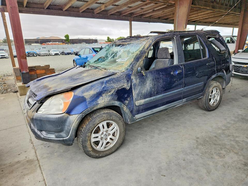 2002 Honda Cr-v VIN JHLRD78872C093344 COPART salvage auction — ROLLOVER, CA - SALVAGE CERTIFICATE, sold $225 on 2026-07-13 (photo 1)
