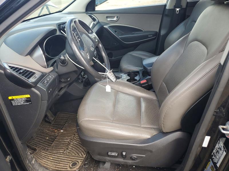 2013 Hyundai Santa fe VIN 5XYZU3LB9DG070266 COPART salvage auction — FRONT END, Mi - Cert Of Title-Rebuilt Salvage, sold $2,350 on 2026-07-07 (photo 7)