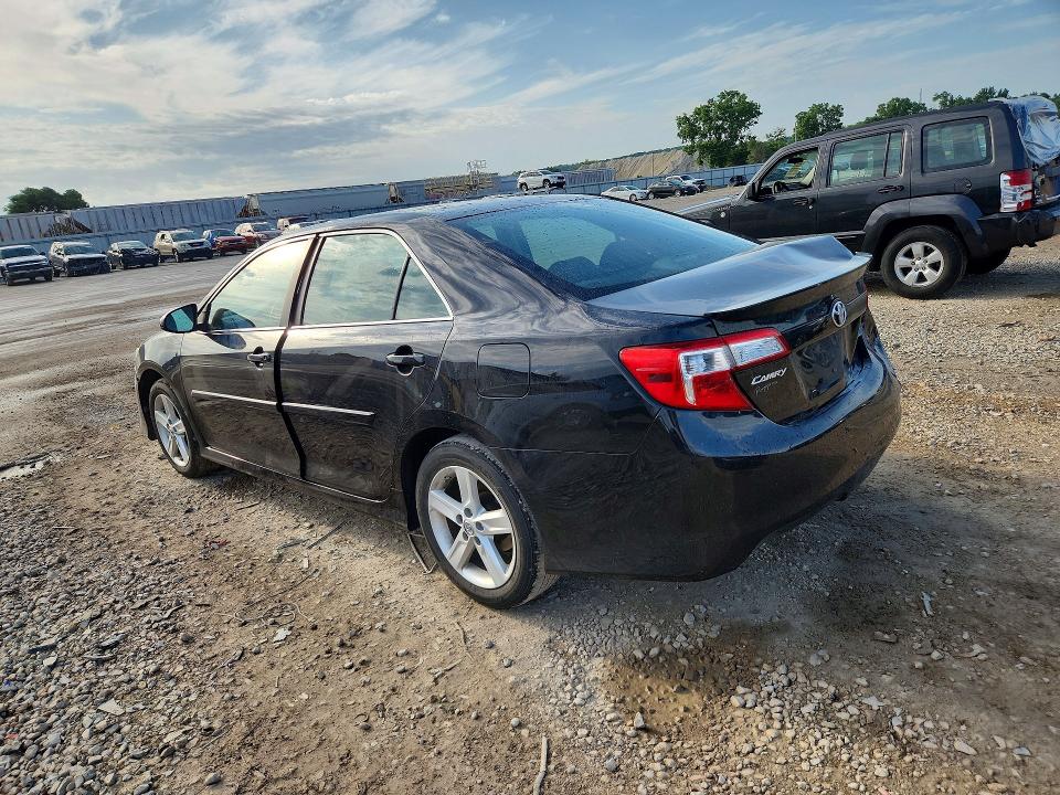 2013 Toyota Camry VIN 4T1BF1FKXDU670218 COPART salvage auction — REAR END, Ks - Cert Of Title-Salvage, sold $3,950 on 2026-07-09 (photo 2)