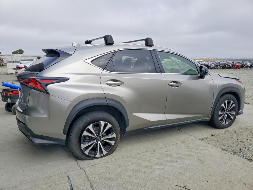 2019 Lexus Nx 300 VIN JTJBARBZ9K2187281 COPART salvage auction — FRONT END, Ca - Salvage Certificate, sold $6,600 on 2026-07-09 (photo 3)