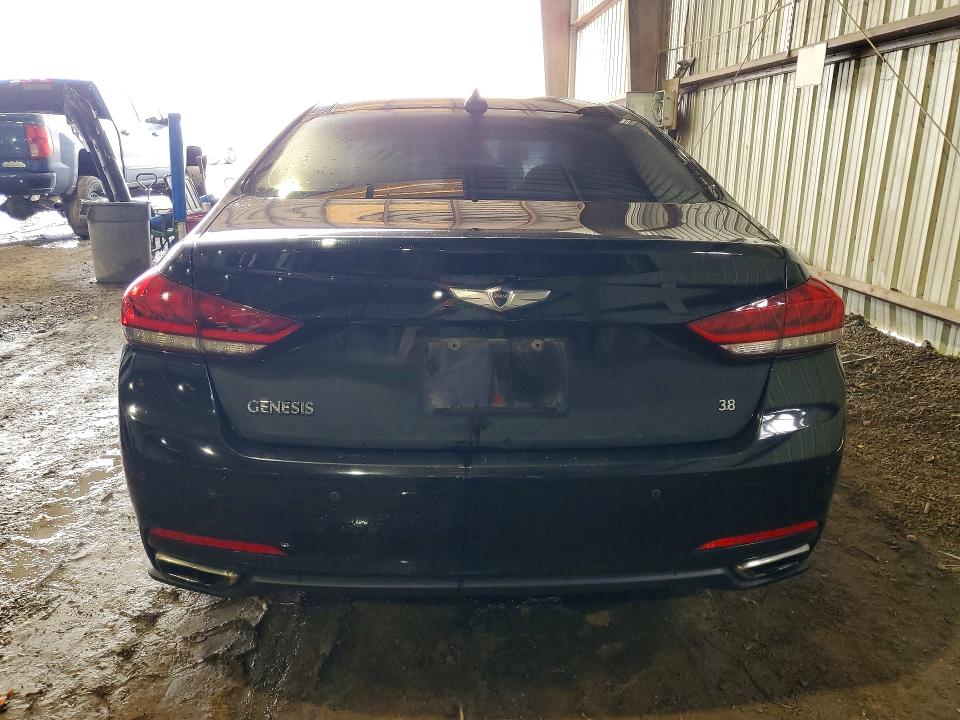 2015 Hyundai VIN KMHGN4JE9FU091347 COPART salvage auction — FRONT END, Tx - Salvage Vehicle Title, sold $2,150 on 2026-07-27 (photo 6)