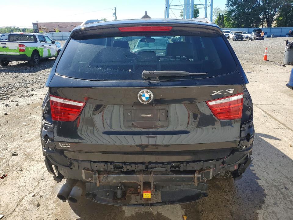 2013 BMW X3 VIN 5UXWX7C57DL981016 COPART salvage auction — REAR END, Pa - Certificate Of Salvage, sold $1,250 on 2026-07-08 (photo 6)