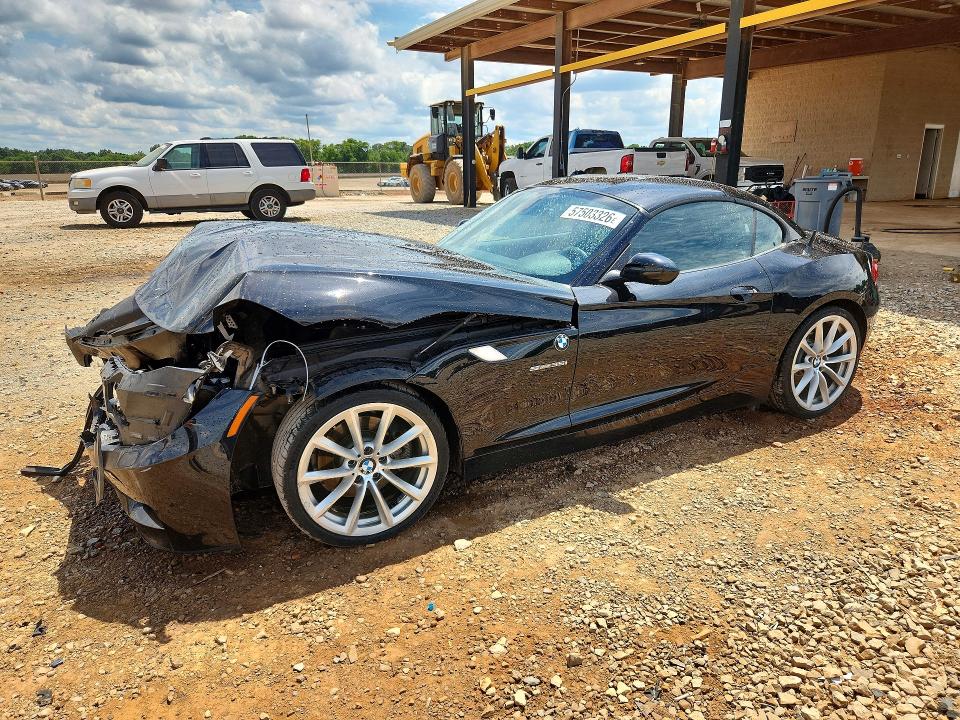 2013 BMW Z4 VIN WBALM7C57DE385709 COPART salvage auction — FRONT END, Al - Cert Of Title-Salvage Title, sold $2,650 on 2026-07-29 (photo 1)