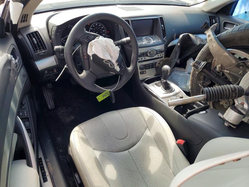 2012 Infiniti G VIN JN1CV6FE9CM202744 COPART salvage auction — FRONT END, Ar - Cert Of Title-Salvage, sold $400 on 2026-07-06 (photo 8)