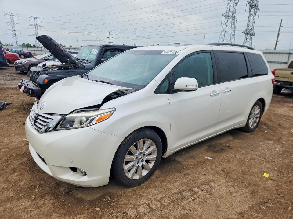 2015 Toyota Sienna VIN 5TDYK3DC9FS632942 — COPART salvage auction photo