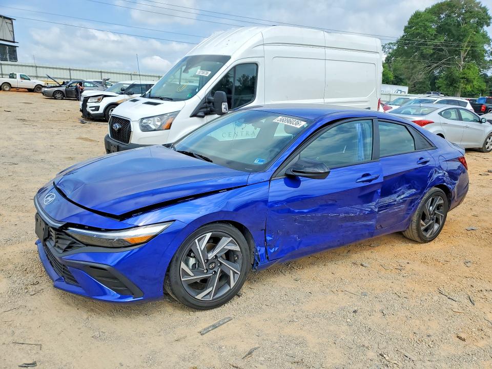 2025 Hyundai Elantra VIN KMHLM4DJ1SU145163 COPART salvage auction — FRONT END, Va - Cert Of Title - Salvage, sold $6,900 on 2026-07-17 (photo 1)