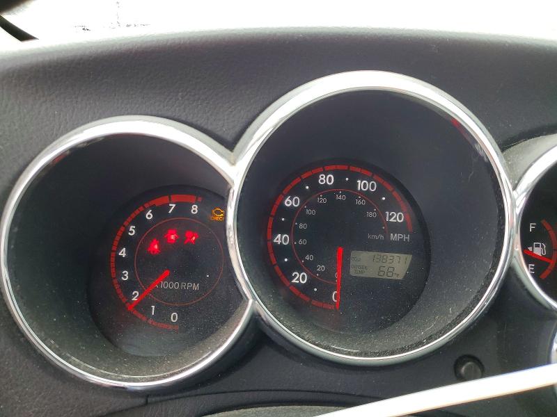 2008 Pontiac Vibe VIN 5Y2SL658X8Z404173 COPART salvage auction — MECHANICAL, Co - Dis/Dlr/Exp Only Clean Title, sold $700 on 2026-07-07 (photo 9)