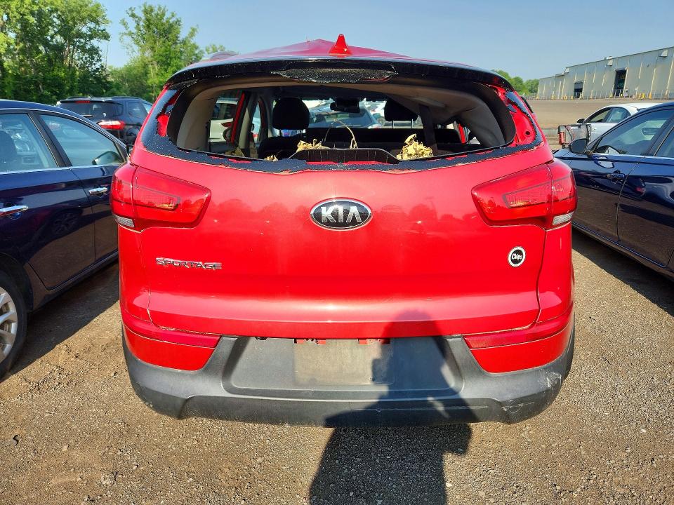 2015 Kia Sportage VIN KNDPBCAC5F7705315 COPART salvage auction — ROOF, Ct - Cert Of Title-Salvage, sold $2,000 on 2026-07-07 (photo 6)