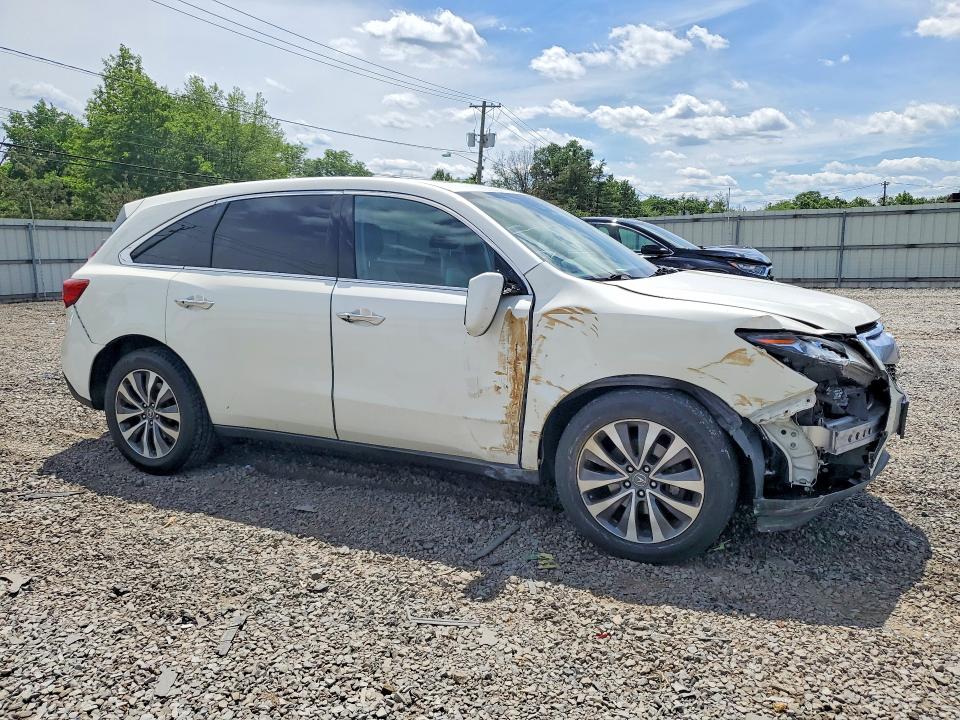 2016 Acura VIN 5FRYD4H40GB047125 COPART salvage auction — FRONT END, NJ - CERT OF TITLE-SALVAGE, sold $3,750 on 2026-07-28 (photo 4)