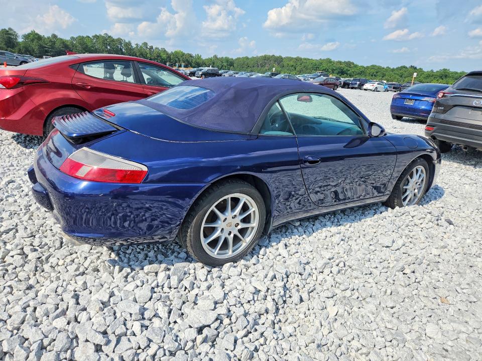 2002 Porsche 911 VIN WP0CA29922S651371 COPART salvage auction — FRONT END, Fl - Certificate Of Title (P), sold $8,300 on 2026-07-09 (photo 3)