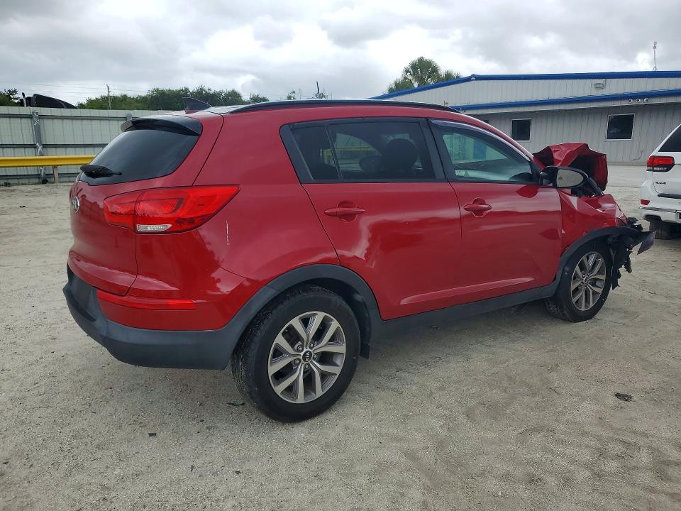 2015 Kia Sportage VIN KNDPB3AC0F7696930 COPART salvage auction — FRONT END, Fl - Cert Of Title Slvg Rebuildable, sold $875 on 2026-07-15 (photo 3)