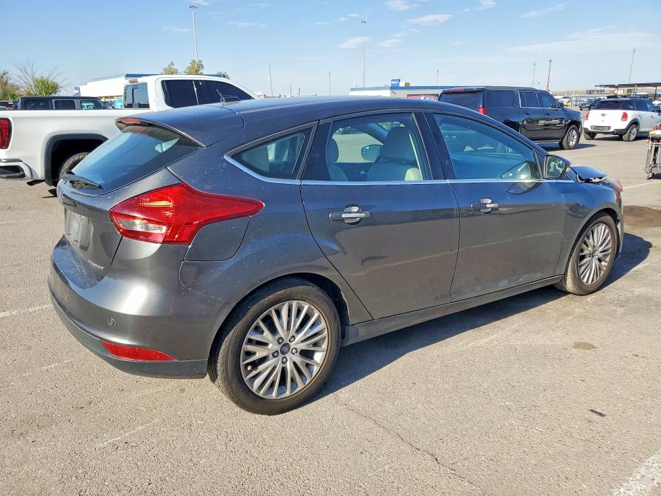 2018 Ford Focus VIN 1FADP3N2XJL323423 COPART salvage auction — FRONT END, Tx - Salvage Vehicle Title, sold $1,300 on 2026-07-31 (photo 3)