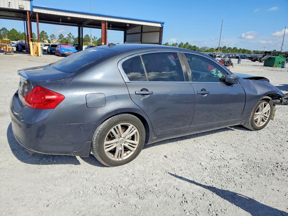 2010 Infi G37 VIN JN1CV6AP2AM202848 COPART salvage auction — FRONT END, Fl - Cert Of Title Slvg Rebuildable, sold $375 on 2026-07-17 (photo 3)