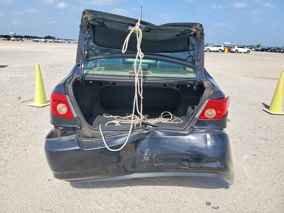 2007 Toyota Corolla VIN JTDBR32E970107387 COPART salvage auction — REAR END, Tx - Salvage Vehicle Title, sold $1,150 on 2026-07-09 (photo 6)