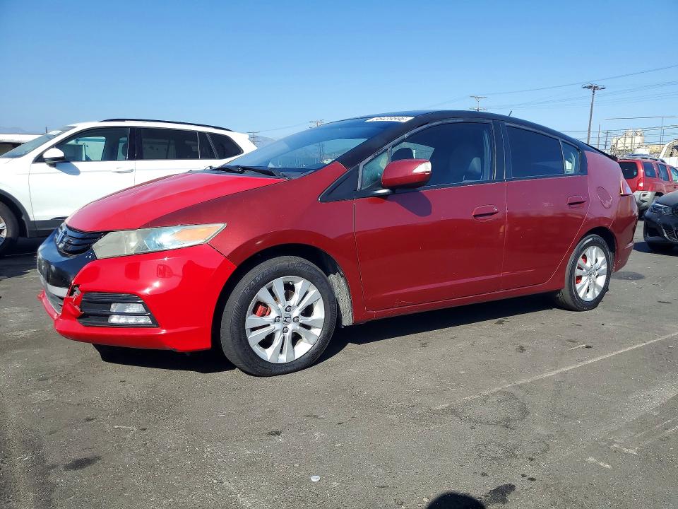 2010 Honda Insight VIN JHMZE2H79AS018734 COPART salvage auction — REAR END, Ca - Salvage Certificate, sold $250 on 2026-07-08 (photo 1)