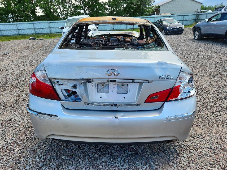 2009 Infiniti M35 VIN JNKCY01FX9M852921 COPART salvage auction — INTERIOR BURN, NY - MV-907A SALVAGE CERTIFICATE, sold $350 on 2026-07-06 (photo 6)