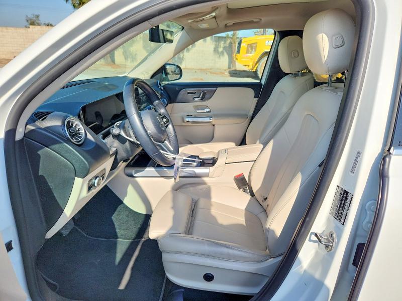 2022 Mercedes-benz Glb VIN W1N4M4GB1NW236982 COPART salvage auction — FRONT END, Ca - Salvage Certificate, sold $9,300 on 2026-07-02 (photo 7)