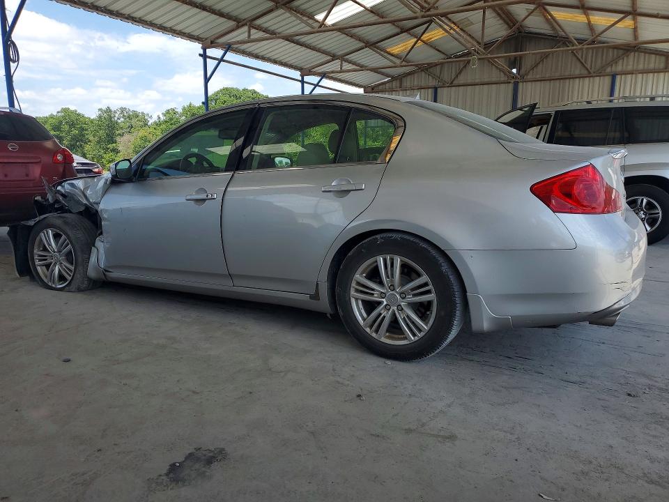 2012 Infiniti G VIN JN1DV6AP1CM810769 COPART salvage auction — FRONT END, GA - CERT OF TITLE-SALVAGE, sold $250 on 2026-07-23 (photo 2)