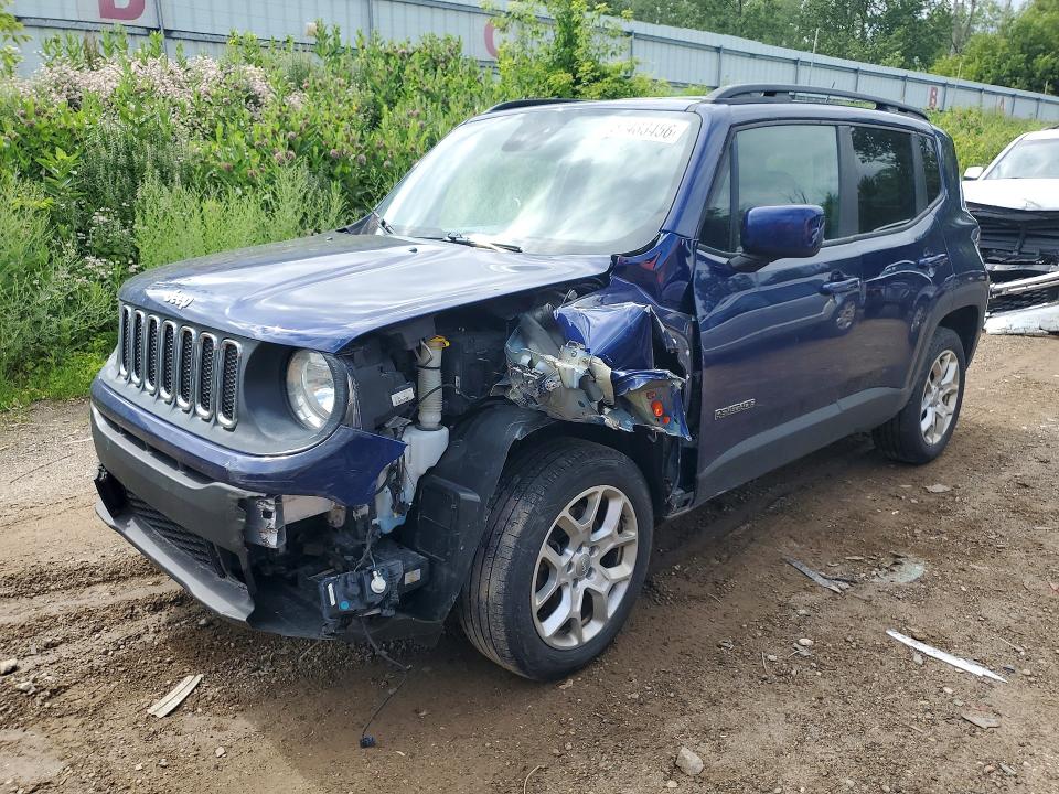 2017 Jeep VIN ZACCJBBB8HPE44690 COPART salvage auction — FRONT END, Mi - Certificate Of Title, sold $800 on 2026-07-15 (photo 1)