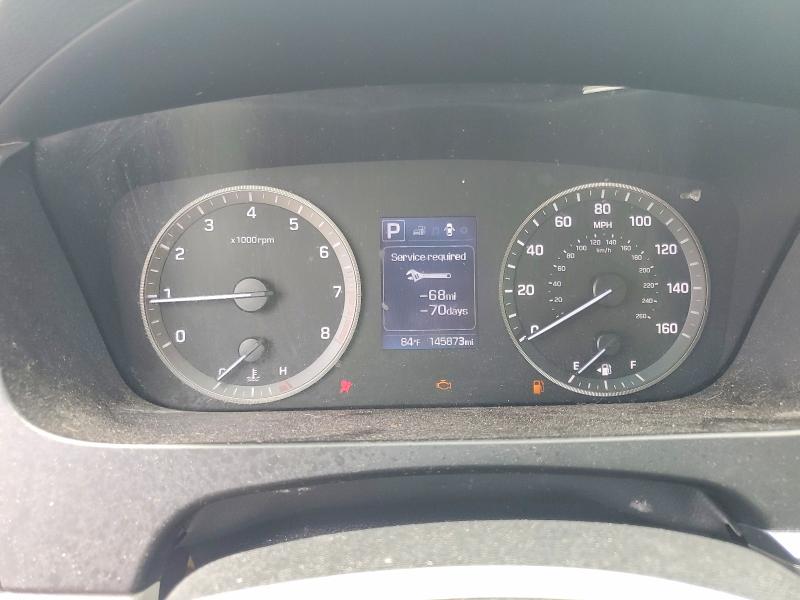 2017 Hyundai Sonata VIN 5NPE24AA4HH466995 COPART salvage auction — FRONT END, Tn - Certificate Of Title (P), sold $550 on 2026-07-02 (photo 9)