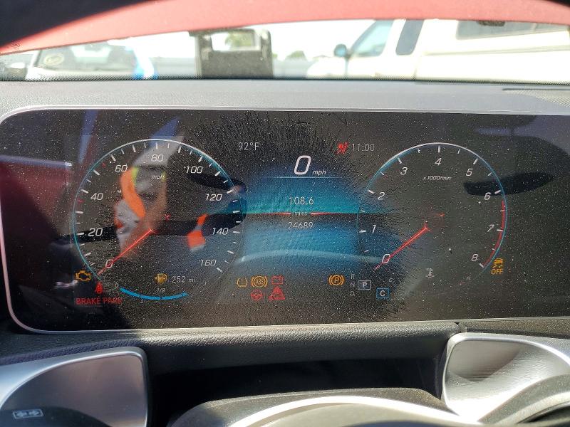 2021 Mercedes-benz Glb-class VIN W1N4M4HB6MW107049 COPART salvage auction — FRONT END, Ca - Salvage Certificate, sold $7,500 on 2026-07-02 (photo 9)