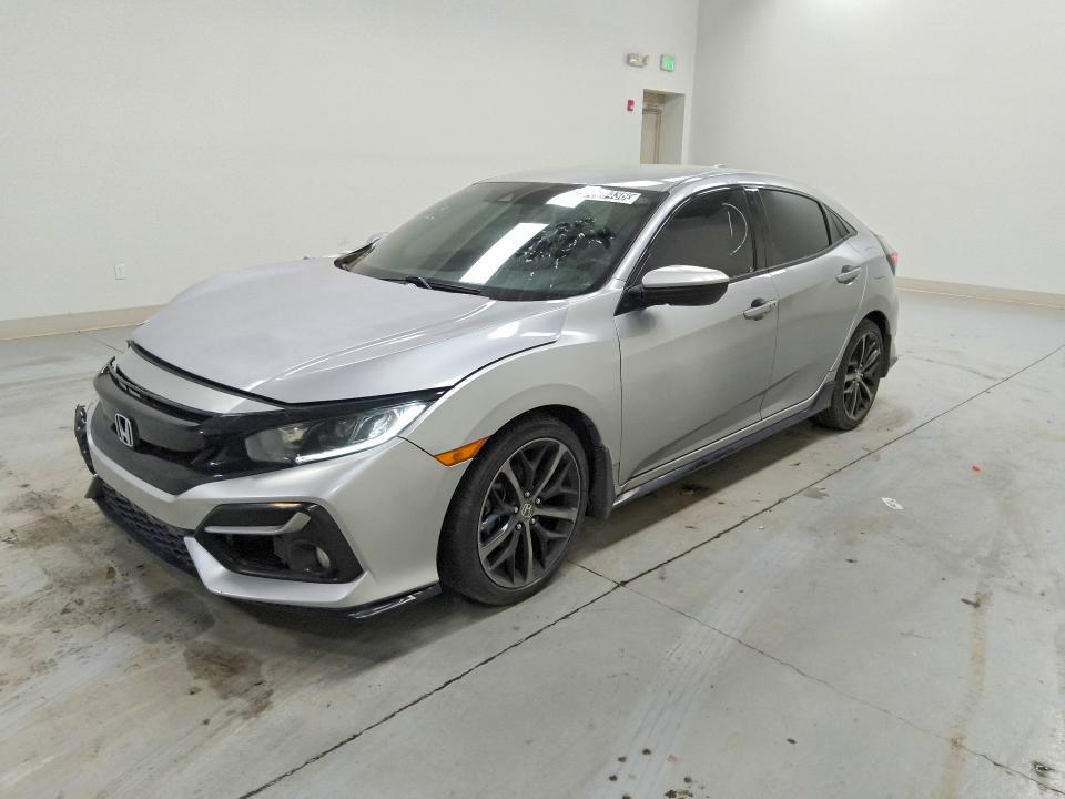 2021 Honda Civic VIN SHHFK7H45MU218509 COPART salvage auction — FRONT END, FL - CERT OF TITLE-REBUILT, sold $5,600 on 2026-07-07 (photo 1)