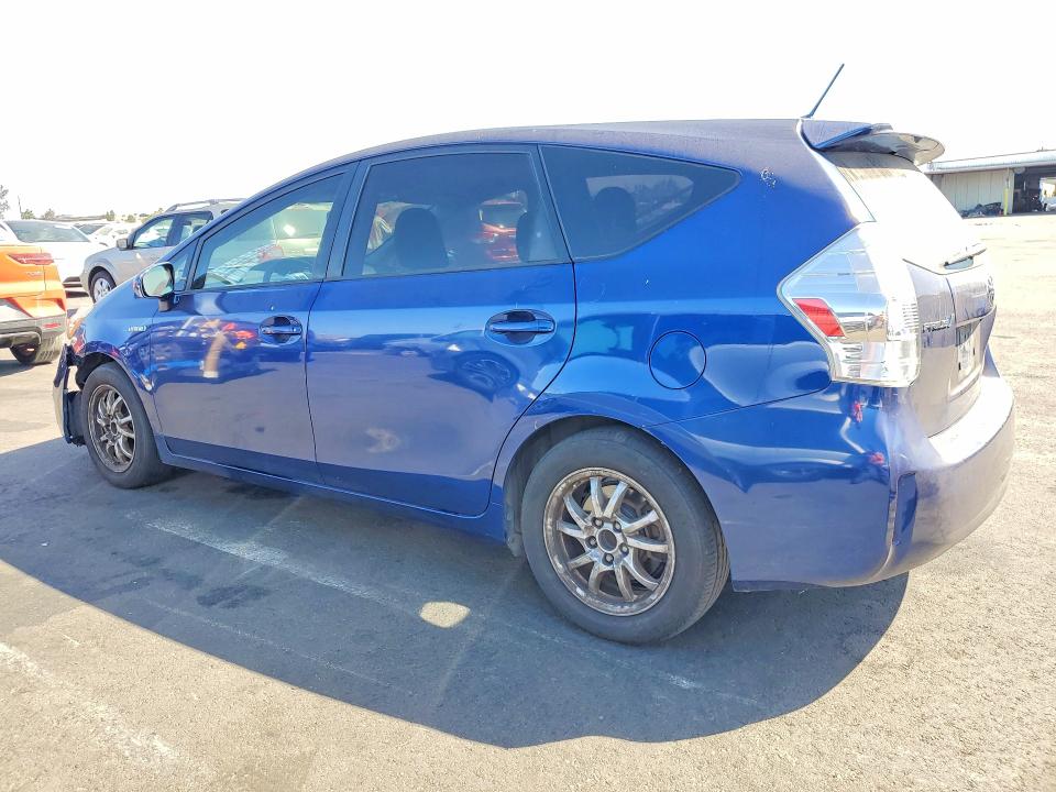 2012 Toyota Prius v VIN JTDZN3EU3C3017397 COPART salvage auction — FRONT END, Ca - Salvage Certificate, sold $975 on 2026-07-08 (photo 2)