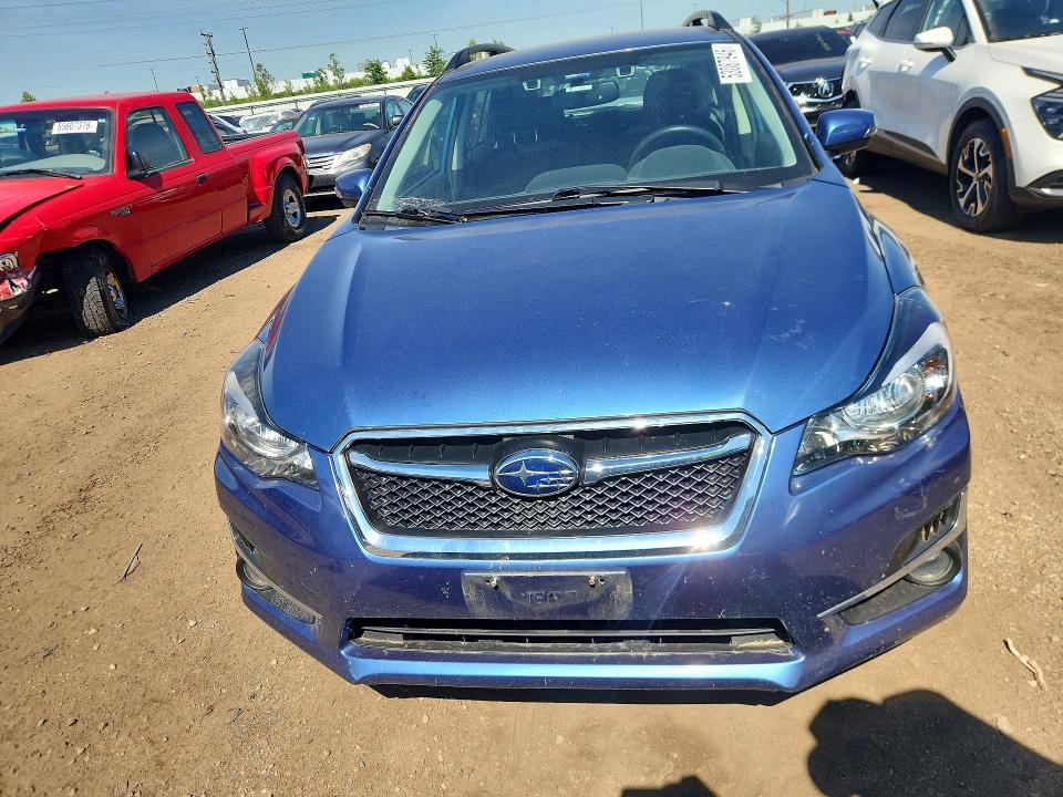 2016 Subaru Impreza VIN JF1GPAS64GH288169 COPART salvage auction — REAR END, Il - Salvage Certificate, sold $2,300 on 2026-07-02 (photo 5)