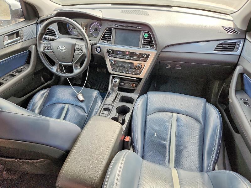 2017 Hyundai Sonata hybrid VIN KMHE34L19HA048297 COPART salvage auction — FRONT END, ON - PERMIT SALVAGE, sold $1,400 on 2026-07-21 (photo 8)