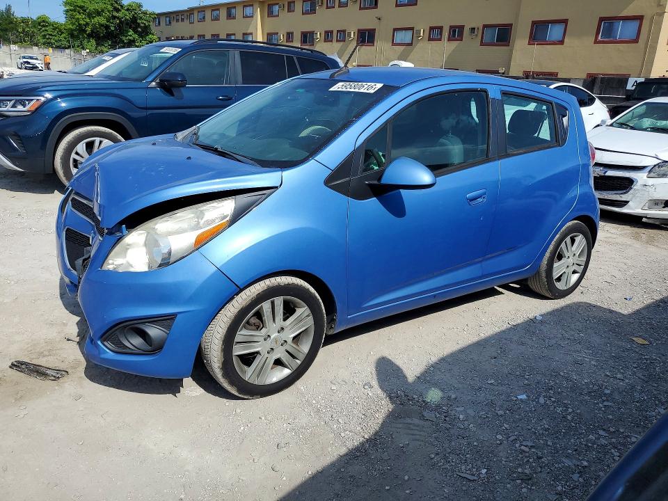 2014 Chevrolet Spark VIN KL8CD6S95EC578206 COPART salvage auction — FRONT END, Fl - Cert Of Title Slvg Rebuildable, sold $925 on 2026-07-10 (photo 1)