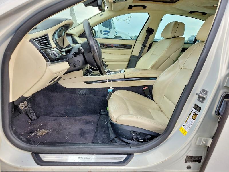 2011 BMW 7 series VIN WBAKA4C56BC612674 COPART salvage auction — MINOR DENT/SCRATCHES, Tx - Certificate Of Title (P), sold $1,400 on 2026-08-04 (photo 7)