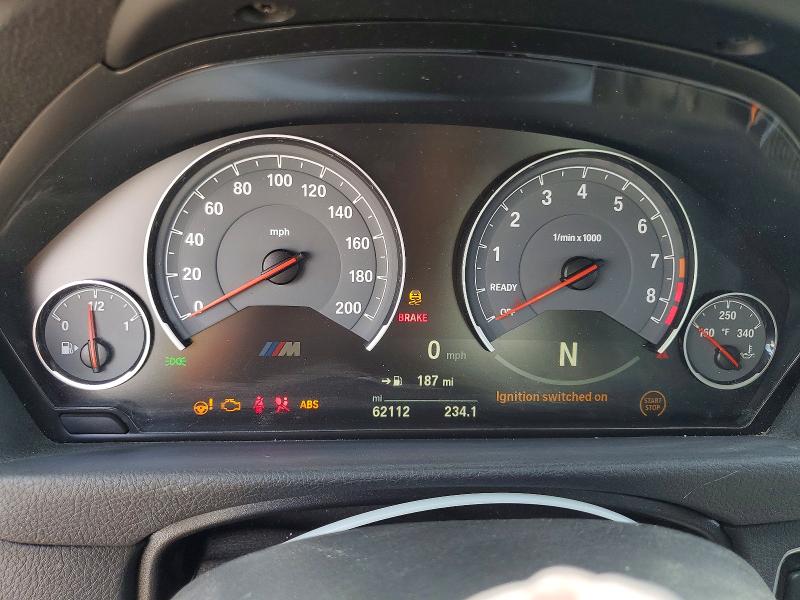 2018 BMW M3 VIN WBS8M9C57J5J78990 COPART salvage auction — FRONT END, Nv - Salvage Title, sold $21,200 on 2026-07-28 (photo 9)