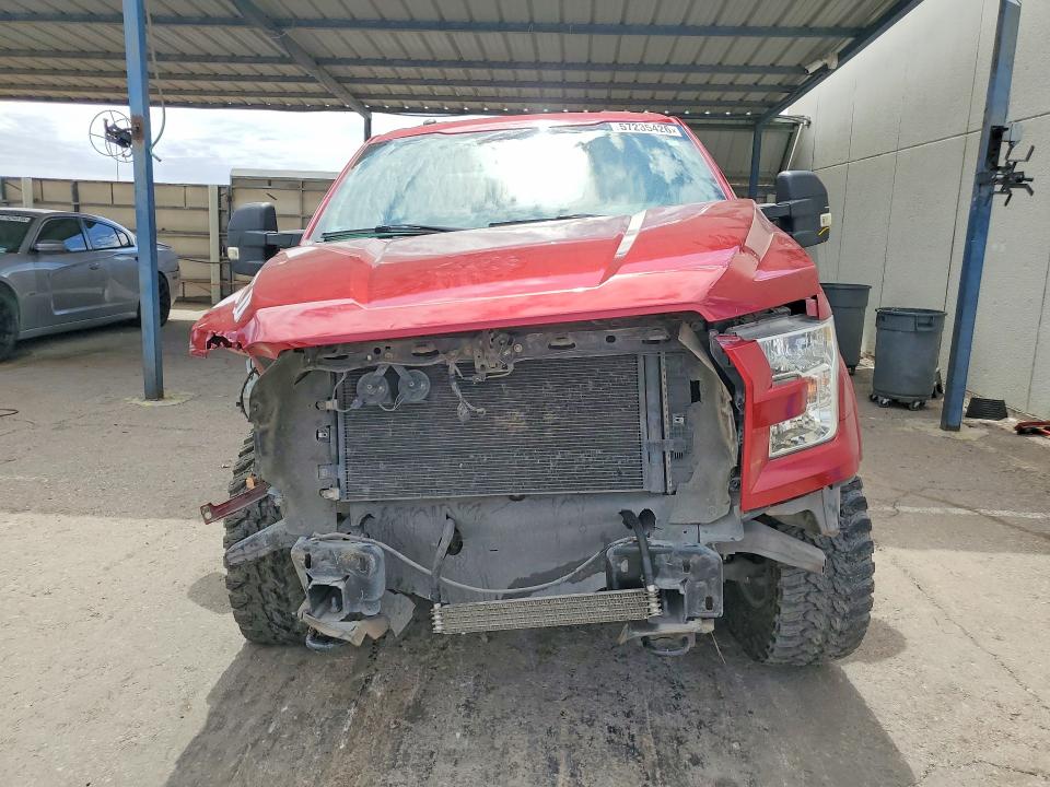 2017 Ford VIN 1FTEW1EF4HKC03531 COPART salvage auction — FRONT END, TX - SALVAGE VEHICLE TITLE, sold $4,650 on 2026-07-31 (photo 5)