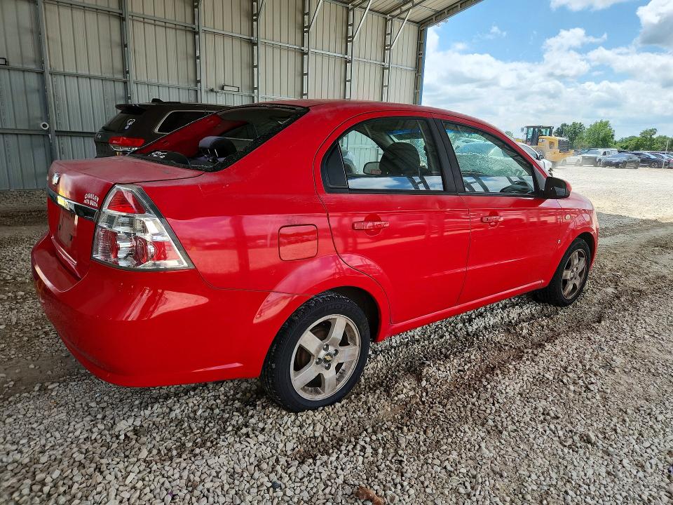 2007 Chevrolet Aveo VIN KL1TG566X7B109833 COPART salvage auction — HAIL, Mo - Certificate Of Title, sold $125 on 2026-07-13 (photo 3)