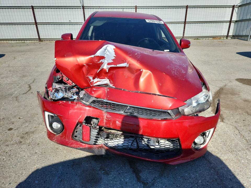 2017 Mitsubishi Lancer VIN JA32U2FU9HU009138 COPART salvage auction — FRONT END, Ca - Salvage Certificate, sold $225 on 2026-07-24 (photo 5)