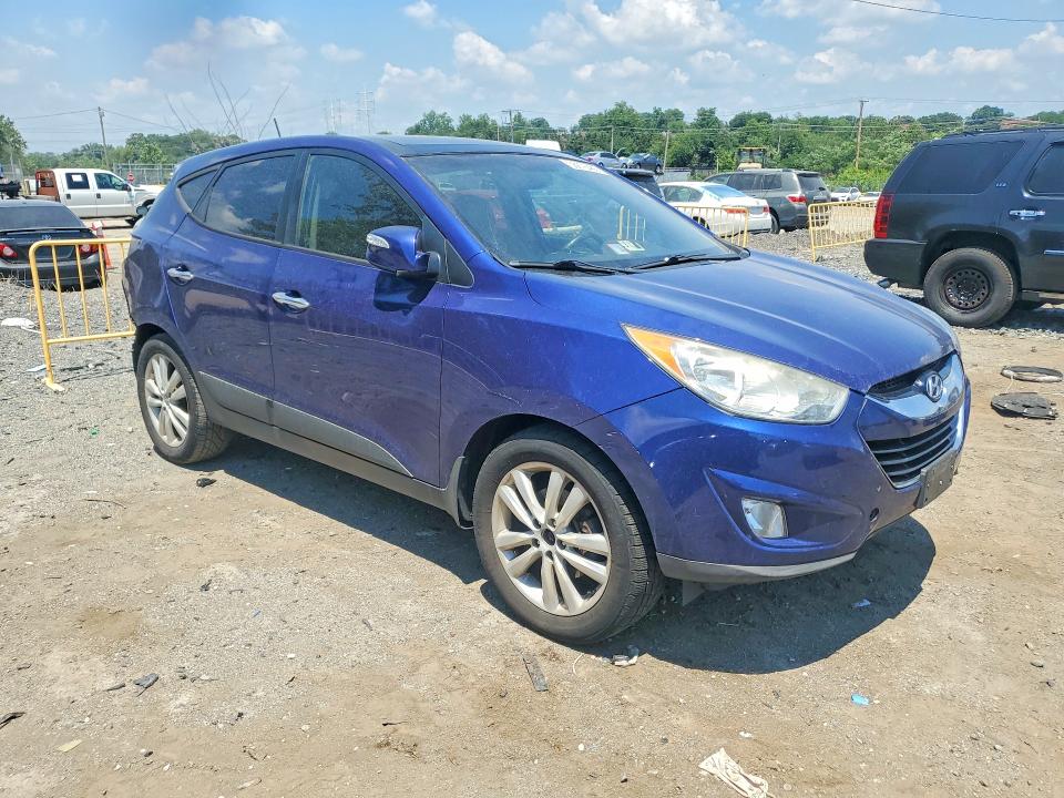 2013 Hyundai Tucson VIN KM8JUCAC9DU643332 COPART salvage auction — REAR END, Md - Cert Of Salvage > 75% Damage, sold $2,100 on 2026-07-16 (photo 4)