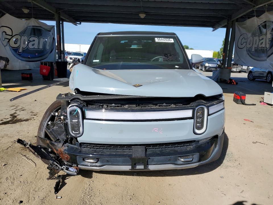 2023 Rivian R1s VIN 7PDSGABA2PN004010 COPART salvage auction — FRONT END, Ca - Salvage Certificate, sold $2,000 on 2026-07-21 (photo 5)