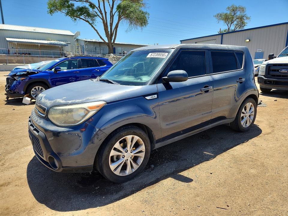 2015 Kia Soul VIN KNDJP3A54F7115535 COPART salvage auction — REAR END, Nm - Cert Of Title-Salvage, sold $1,050 on 2026-07-09 (photo 1)