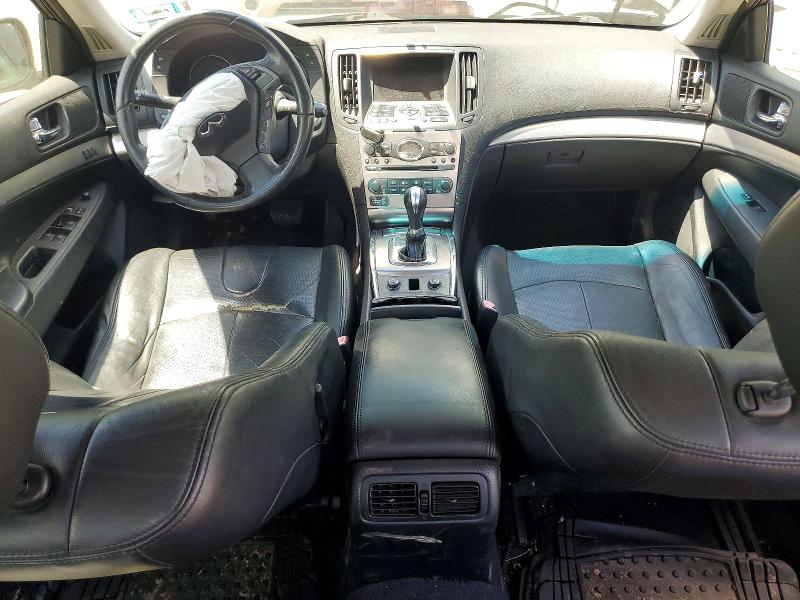 2010 Infiniti G37 VIN JN1CV6AR7AM454676 COPART salvage auction — FRONT END, Ny - Mv-907A Salvage Certificate, sold $425 on 2026-07-07 (photo 8)