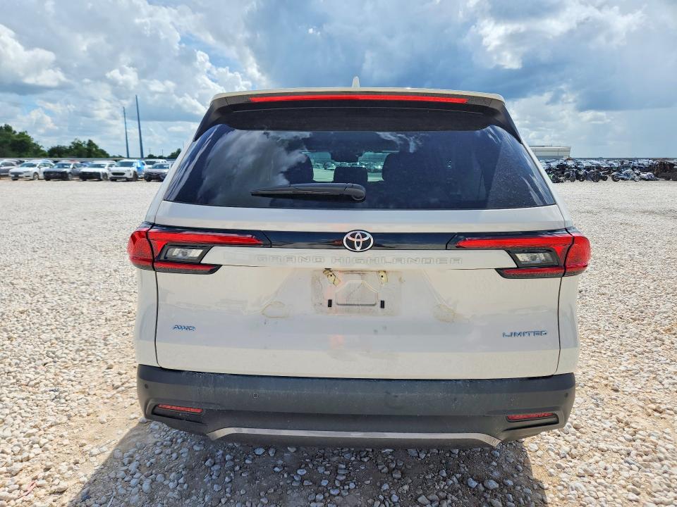 2024 Toyota Highlander VIN 5TDAAAB50RS048088 COPART salvage auction — FRONT END, Tx - Salvage Vehicle Title, sold $12,900 on 2026-07-16 (photo 6)