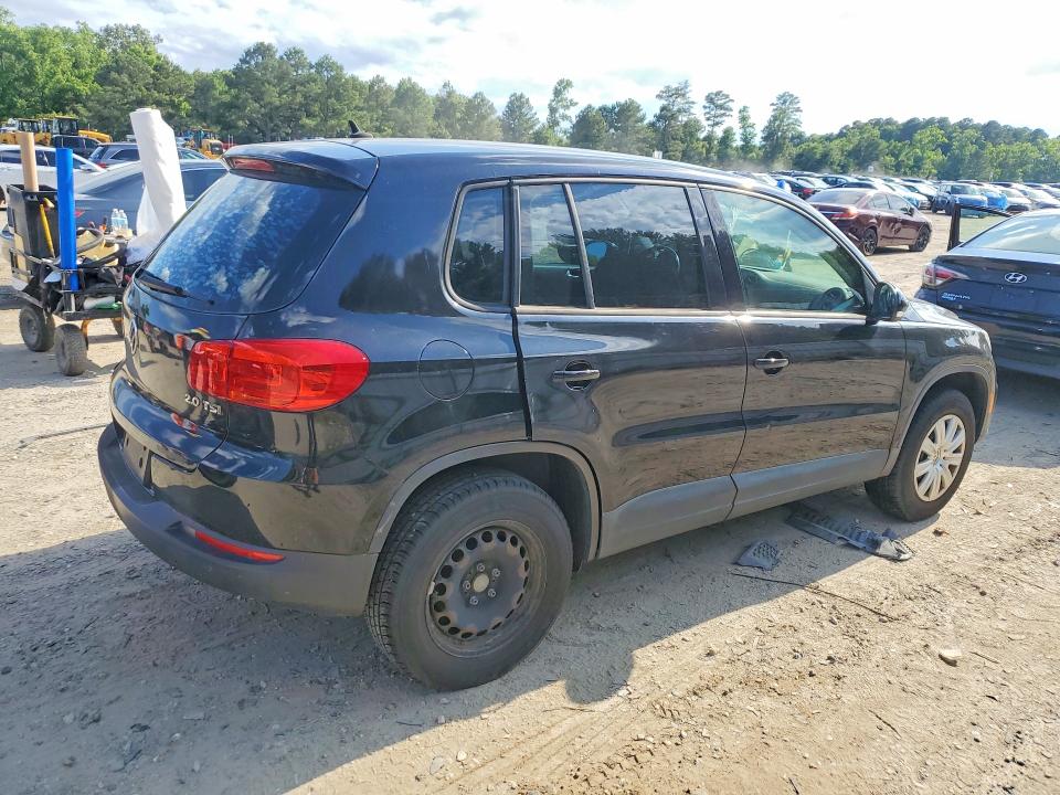 2014 Volkswagen Tiguan VIN WVGCV3AX4EW594491 COPART salvage auction — NORMAL WEAR, Va - Certificate Of Title, sold $700 on 2026-07-21 (photo 3)