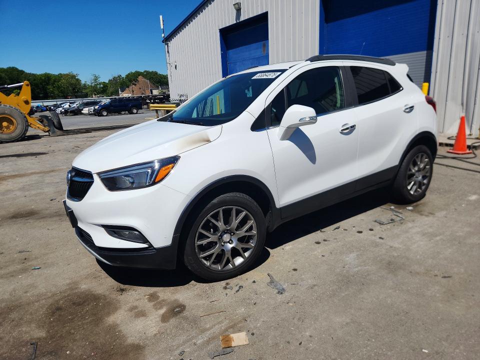 2017 Buick Encore VIN KL4CJ2SB8HB200705 COPART salvage auction — Burn Engine, Nj - Cert Of Title-Salvage, sold $300 on 2026-07-28 (photo 1)
