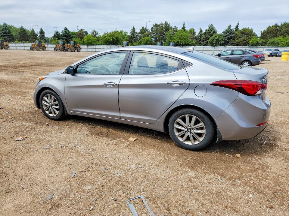 2016 Hyundai VIN KMHDH4AE8GU514754 COPART salvage auction — VANDALISM, Il - Salvage Certificate, sold $1,100 on 2026-07-07 (photo 2)
